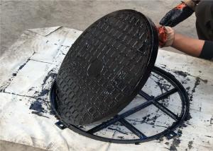 China Inspection Circular Drain Grate Ductile Cast Iron Material Light Weight wholesale