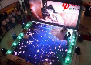 China Interactive P6.25 LED Dance Floor Lights Portable Disco Floor 25600 Dots/m2 wholesale