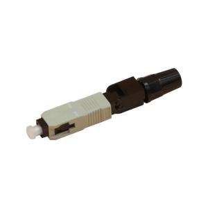 China Single Mode SC APC Drop Cable Fiber Optic Fast Connector For FTTH / Sc Fiber Optic Connector wholesale