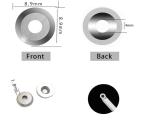 Stock Carbide Indexable Inserts Standard Shape 100% Tungsten Carbide Constructio