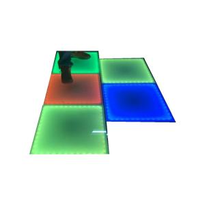 China LED Touch Sensitive Dance Floor Tile For DJ Disco Night Club RGB LED Interactive Dance Floor wholesale