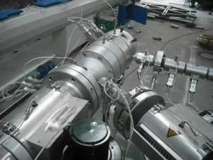 China Two Layers Plastic Pipe Extrusion Machine , HDPE Pipe Extruder Machine wholesale