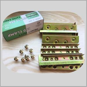 China High Durability Screw Hook Hinge Yellow Zinc Color 480g Corner Brackets 8screws wholesale