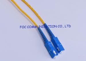 China Optical Fiber Patch Cord 9/125 Fiber Optic Patch Cord Single Mode ST SC 3.0mm For WAN Systems wholesale