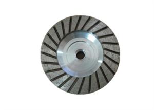 China Size 4.5'' Diamond Cup Wheel Turbo Cup Wheel With Aluminium Base wholesale