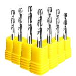 GU25UF 45deg Extra Long Carbide End Mill For Stainless Steel TiAlN