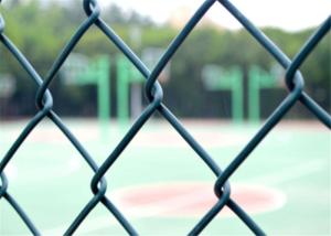 China Galvanized Steel Wire Chain Link Woven Fence Fabric 11 Gauge With 30 Meters wholesale
