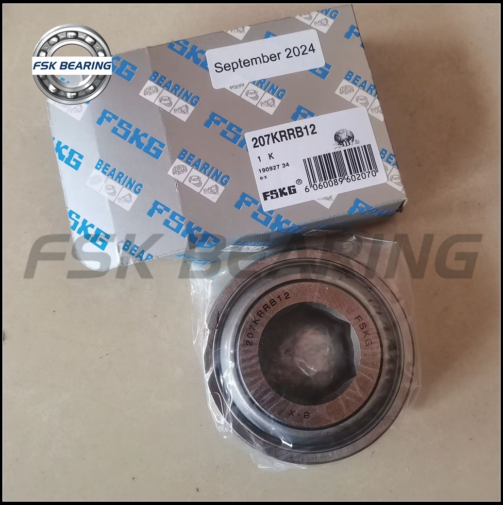 Single Row 207KRRB12 207KRR17 207KRRB9 Deep Groove Ball Bearings 28.575X72X25 mm