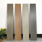 Finish Effect Design Wood Grain Ceramic Tiles , Porcelain Plank Tile Flooring