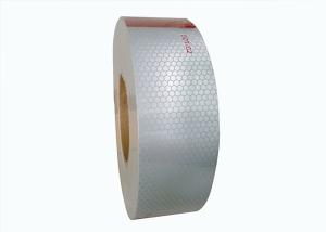 China Hi Vis Emergency Vehicle Reflective Trailer Tape Conspicuity Red White Self Adhesive wholesale
