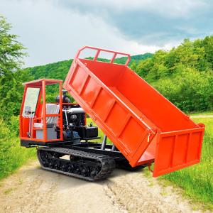 China 6 Tons Crawler Dumper Truck Mini Hydraulic Weichai Diesel Engine Powered for Garden Palm Farm wholesale