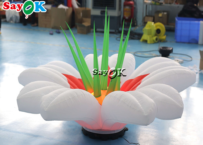 Wedding Party Event Inflatable Lighting Decoration RGB LED Light Advertising Flower