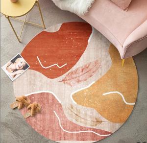 China Cartoon Feather And Elsa Pattern Carpet Living Room / Hotel Carpet wholesale