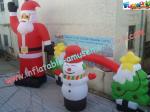 Holiday Inflatable Christmas Tree Decorations Green , 420D PVC 3M