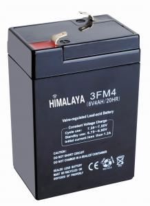 China Backup sealed lead acid Emergency Lighting 6v 4ah FM Batteries （3FM4A, 3FM4E, 3FM4B) wholesale