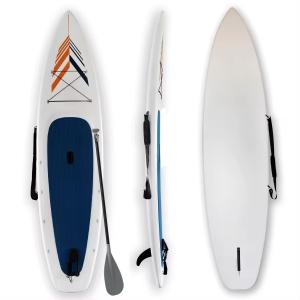 China blow molded rigid durable plastic 11ft race sup board paddle for race wholesale
