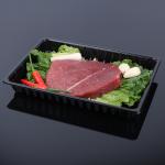 Rectangle PET Disposable Plastic Food Tray Portable
