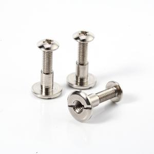 China Customized Stainless Steel Pan Head Chicago Screw for Leather Belt and Book Binding wholesale