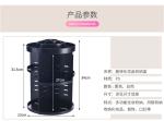 360 rotating makeup organizer DIY adjustable holder rack cosmetic display shelf