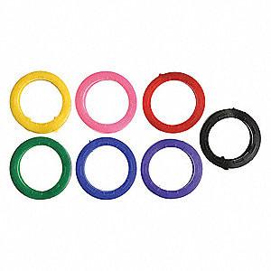 China Key Identifier Plastic Key Holder 11 Colors Options With Customized Logo Print wholesale