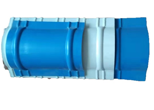 Color Steel Roll Metal Roof Ridge Cap Roll Forming Machine PCL Control