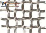 Hotels Architectural Woven Wire Mesh Twist Crimped 9 Gauge