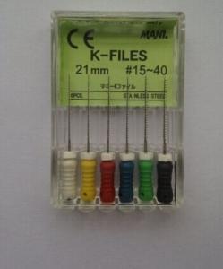 China Ss Root Canal Files 21mm 25mm 28mm 31mm Length High Temperature Resistant wholesale
