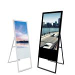 55 Inch Hollow Bottom Floor Standing LCD Digital Menu Boards Display For