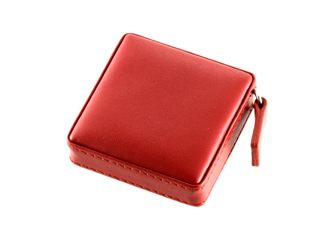 Square PU Leather Retractable Cloth Tape Measure Body 2 Meters Measuring Tape