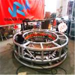 1200mm Rotating Aluminum Truss Rotary Lamp Frame For Event
