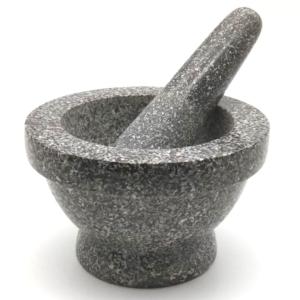 China Granite Stone Pestle And Mortar Set polished Herb Tools wholesale