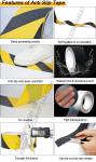 Waterproof Clear Color Anti Slip Grip Tape For Washroom Conformable Stair Safty