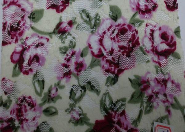 Quality Nice Flower Digital Printed Fabric with Wonderful Printing CY-LY0064 for sale