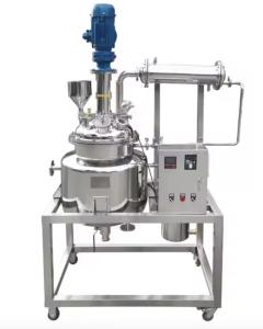 China Emulsification Vacuum Homogenizer Mixer 1440r/Min 10L Vacuum Homogenizer Cream Mixer wholesale