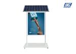65W 2835 SMD LED Solar Powered Light Box Dual Side White Powder Coated