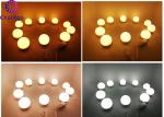 Hidden Wiring LED Makeup Vanity Lights With Dimmer Waterproof Adhensive Sticker