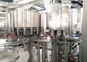 China 380V / 220V 24 Filling heads 3.8KW Milk Bottling Equipment wholesale