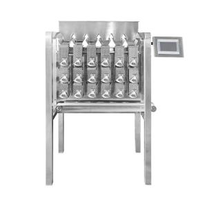 China 14 Head Memory Bucket Sticky Meat Multihead Weigher Scale wholesale