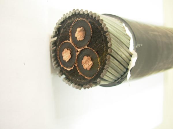 33KV Armoured Power Cable S/C 630mm2 Or 3 Core 150mm2 Aluminum Conductor