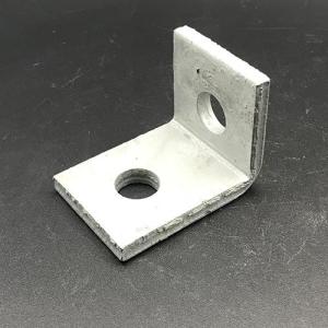 China Construction Strut Channel Fittings Angle Two Hole Stainless Steel Strut Fittings wholesale