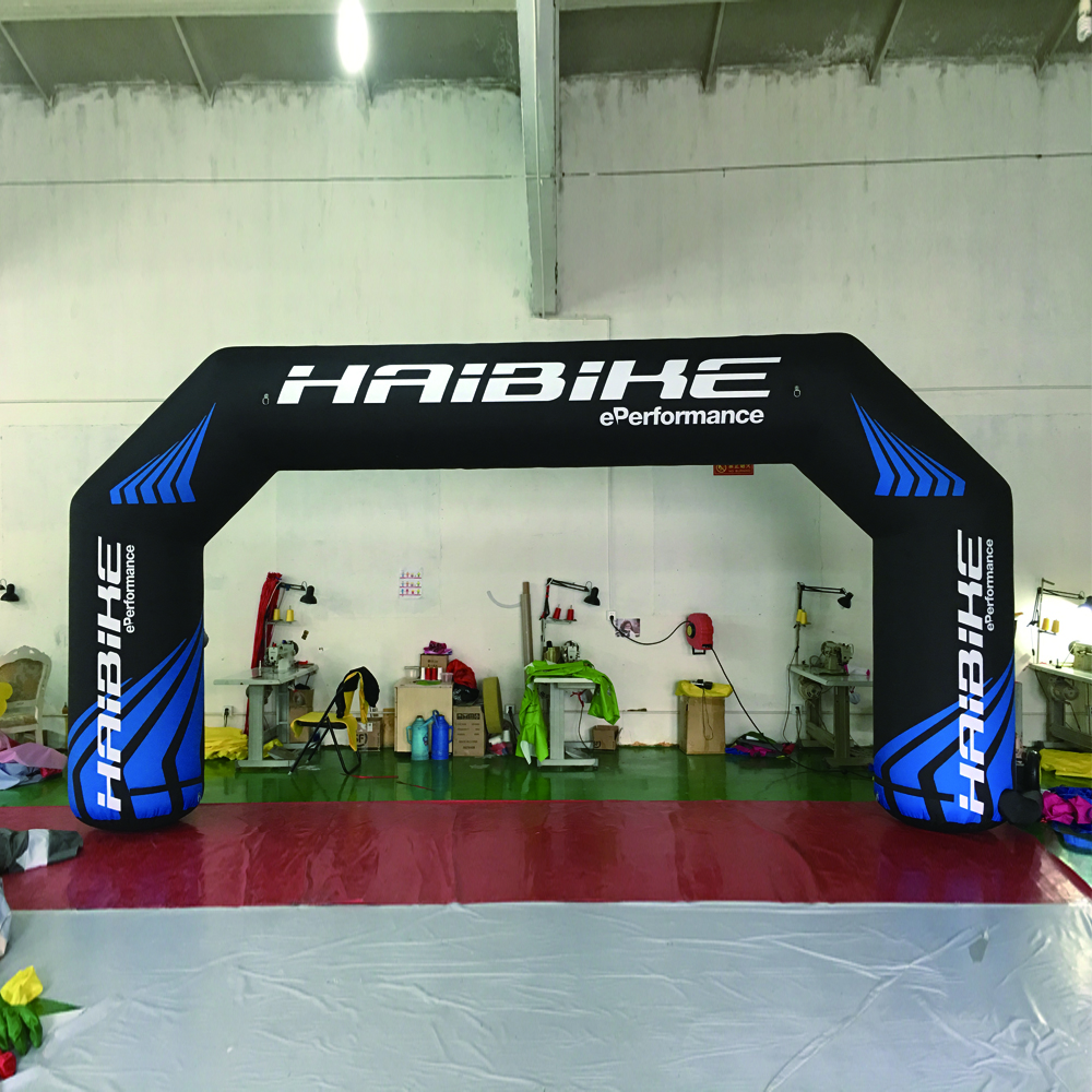 Custom Printing Logo Giant Outdoor Inflatable Sports Arch Race Arch for Competition Amusement