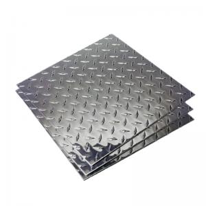 China MS Mild Steel Stainless Steel Chequered Plate Embossed SS400 wholesale