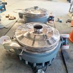 Battery negative electrode material rapid impurity removal straight discharge