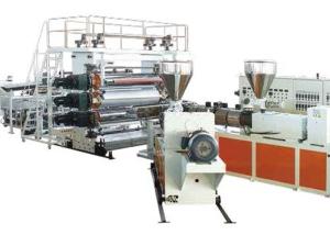 China JWELL Wood Bamboo Powder Fiber Plate Making Machine PP Sheet Extrusion Lines wholesale