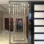 Mirror Black Stainless Steel Room Dividers For Office/Room/Interior Decoration