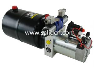 China 4 Solenoid Valve 12V DC Double Acting Modular Hydraulic Power Pack on sale