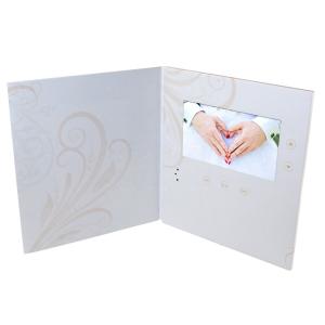 China Customized 4.3Inch 5inch 7inch Lcd video brochure Video Book Greeting Card Folder Digital Business Card Wedding Card wholesale
