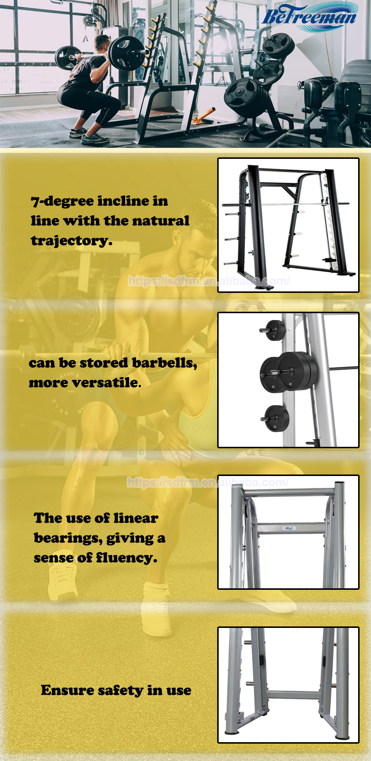 Unisex Gym Fitness Equipment Multi Smith Machine Commercial Home Use