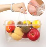 Strawberries Picking Basket Disposable Plastic Blister Transparent Fruit