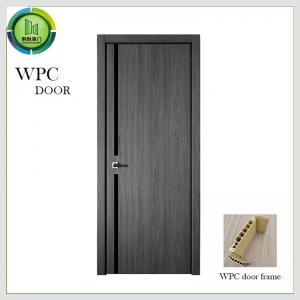 China Eco Friendly Internal Living Room Doors , Termite Resistant WPC Wooden Door wholesale